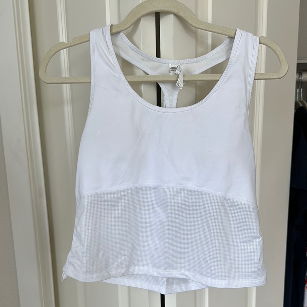 Fabletics White Tank Top